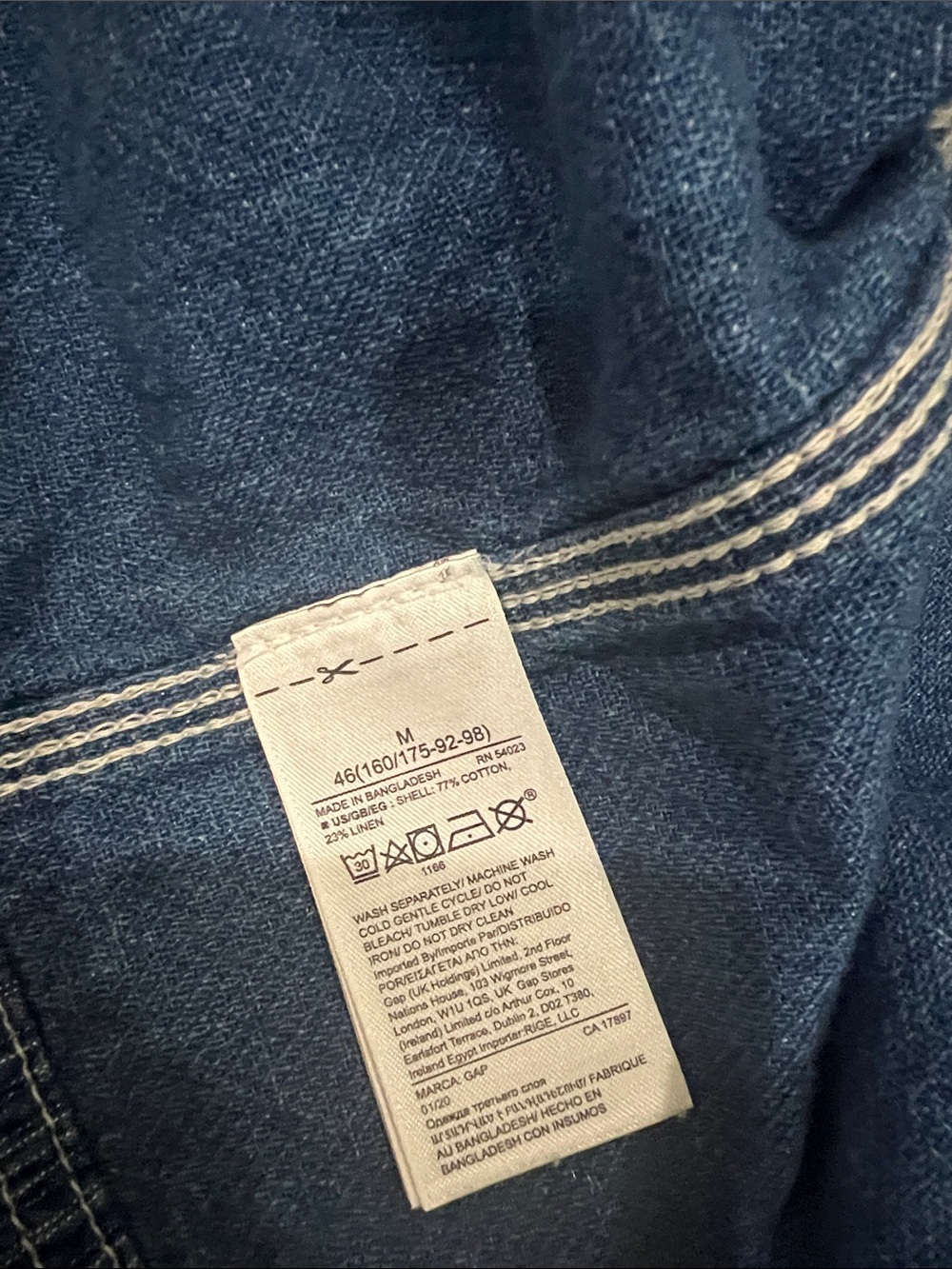 Gap 1969 Classic Blue Denim Jacket - Women - Picture 7 of 7